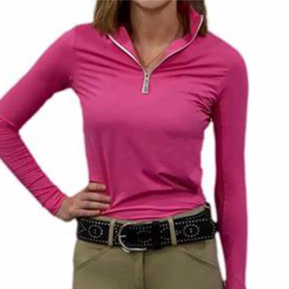 Bette and the court Sunshirt hot pink berry UPF 50 size large - Picture 7 of 7